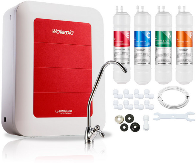 워터피아 언더싱크 싱크대 빌트인 정수기 WPU-3201 [나노케어필터], 01_01_아답타 없음_기본세트_나노필터(최고급필터)