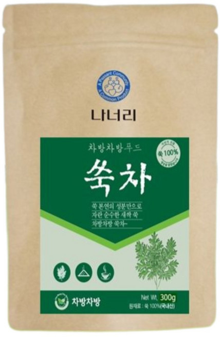 참쑥차 여성에게 딱 좋은 수재 전통 덖음차 45g, 1개, 1개입
