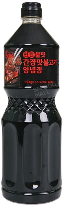 바로 연탄불맛 간장맛불고기양념장 1.9kg 연탄향 불향소스 간장불고기양념장 대용량 업소용, 1개