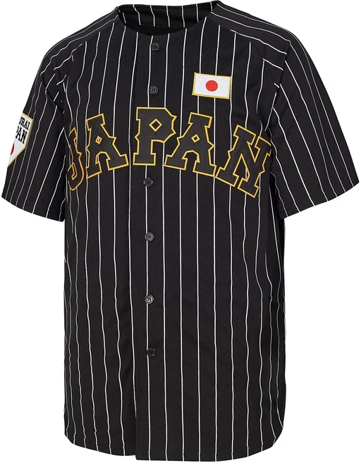 일본 16 오타니 자수 저렴한 야외 스포츠웨어 힙합 하이 스트리트 저지 3가지 색상, 04 XXL, 02 black