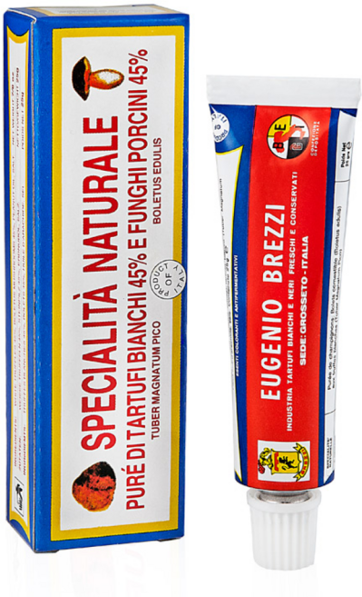화이트 트러플 포르치니 페이스트 소스(트러플 45% 포르치니45% 함유) 유제니오 브레찌 짜먹는 트러플, 12개, 25g