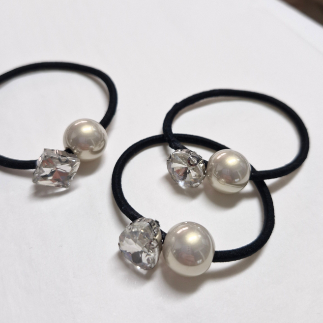 토미앤조이 진주큐빅 머리끈 [3종세트]