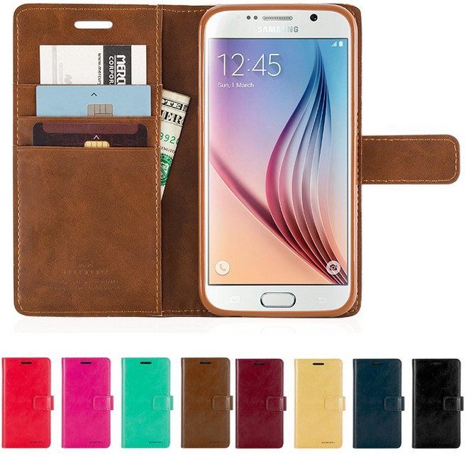 아이폰14 / 14프로 / 14플러스 / 14프로맥스 케이스 브르몽 심플 가죽 카드포켓 스탠딩(반각) 컬러 다이어리