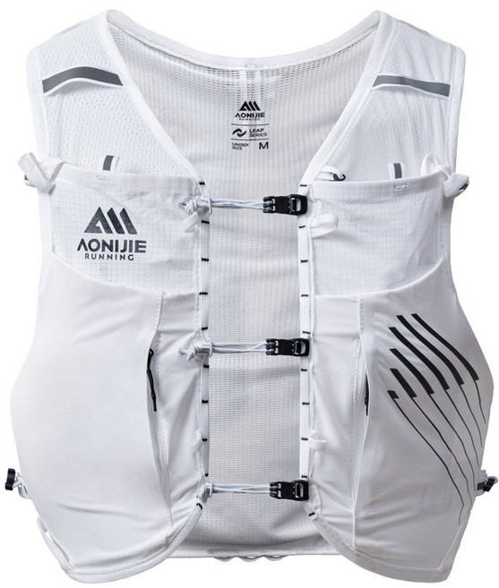 오니지 트레일러닝 조끼 초경량 가방 등산배낭 10L 엘리트 V1610, 화이트, L