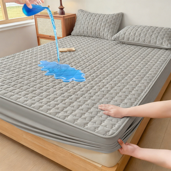 방수 누빔 매트리스 커버 침대커버사계절 공용