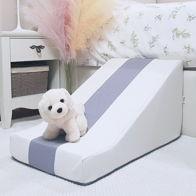 8 DECO 강아지계단 슬라이드형 알렉산더 시리즈, 알렉산더 2.0 방수 아이보리, 1개