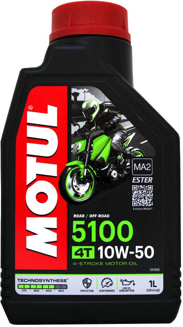 MOTUL 5100 4T 機車酯類合成機油 - 易油網, 1個, 10W50