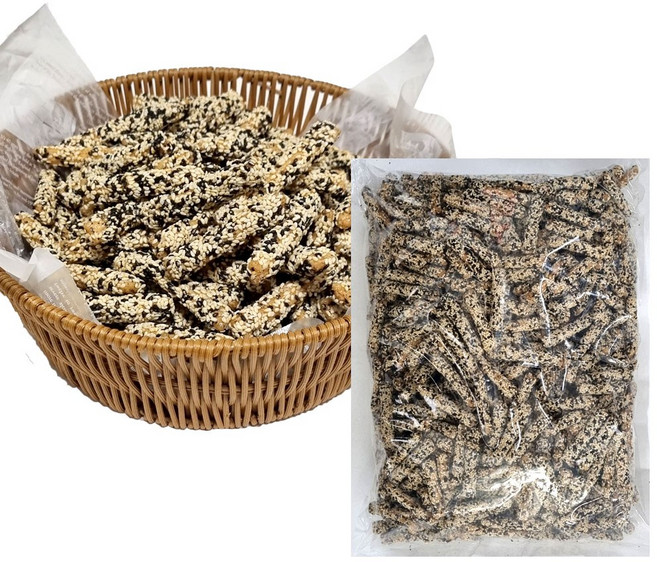 참마 검정깨스틱 강정 검정깨강정 대용량, 1개, 2.5kg