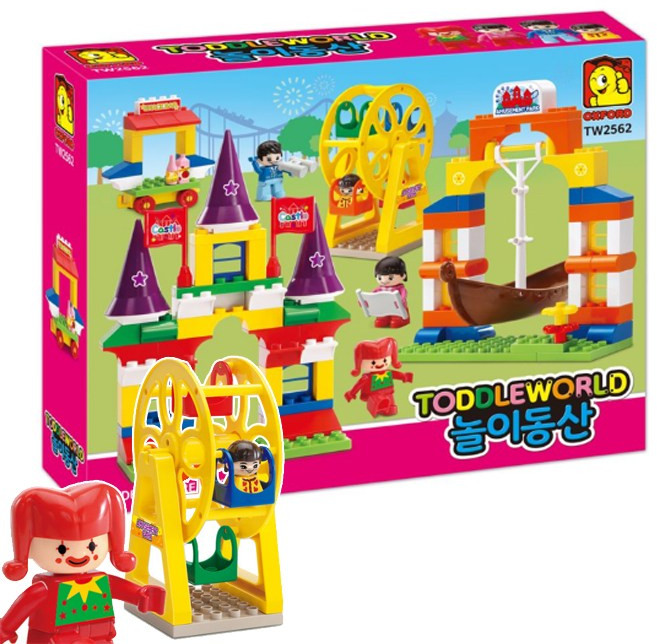 옥스포드 토들월드 놀이동산 TW2562 블록 장난감, 단품, 1개