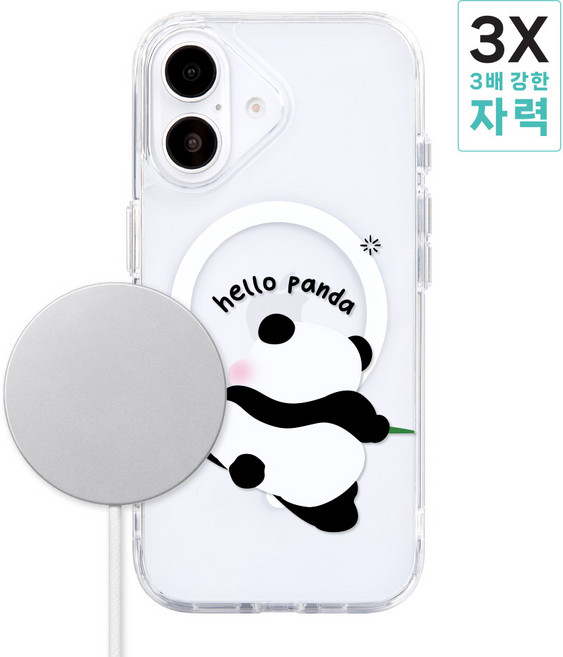 아이폰16 전용 강력한 메가 맥세이프 디자인 투명케이스