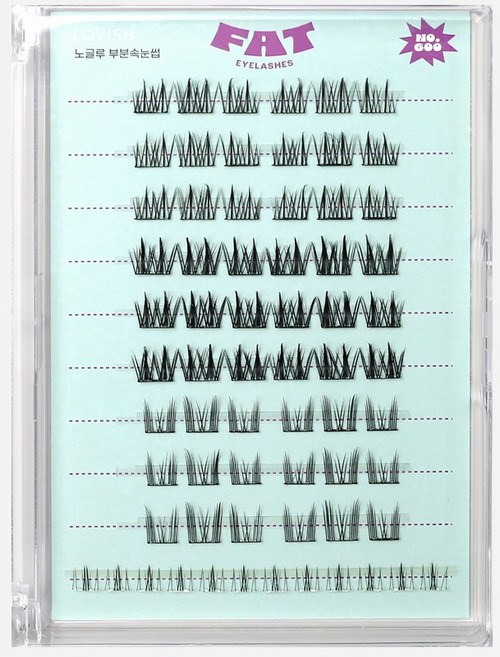 러비쉬 FAT 노글루 인조 속눈썹, 1개, 600