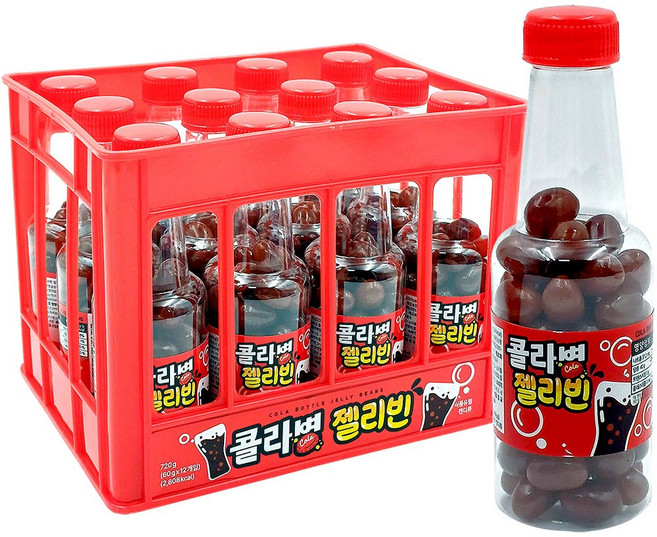 콜라병 젤리빈, 1박스, 720g