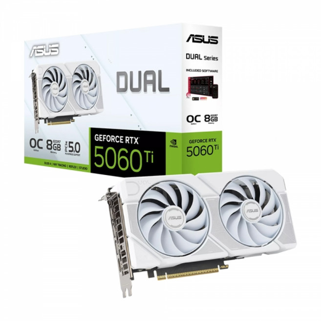 ASUS ASUS DUAL 지포스 RTX 5060 Ti WHITE OC D7 8GB 코잇