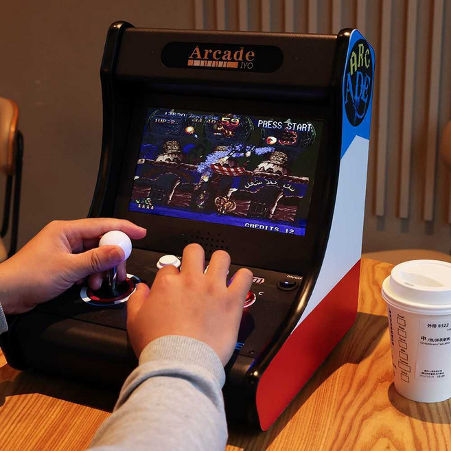 미니뷰릭스 가정용 게임기 휴대용레트로게임기, 1개, 10인치 Moonlight 6000 게임