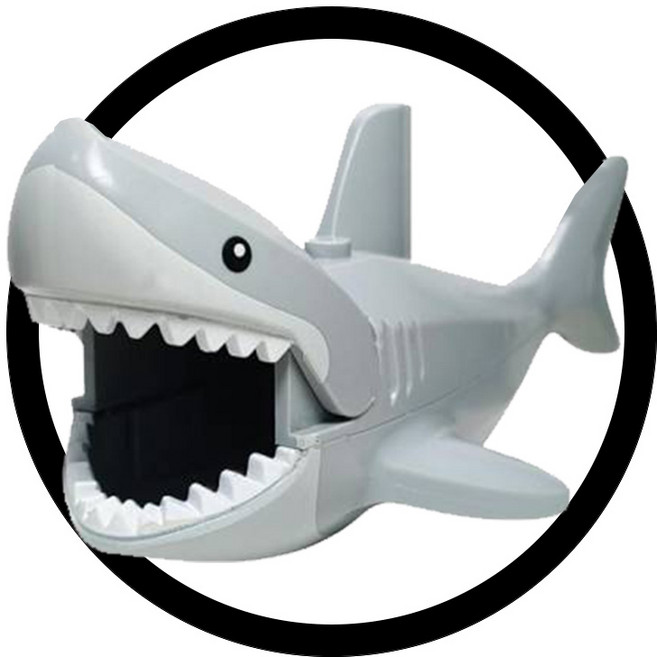 BIG 상어 3종 해양동물 호환블록 브릭미니피규어 수집/장식/전시용 키덜트아이템, SHARK01. 백상아리, 1개, SHARK01. 백상아리