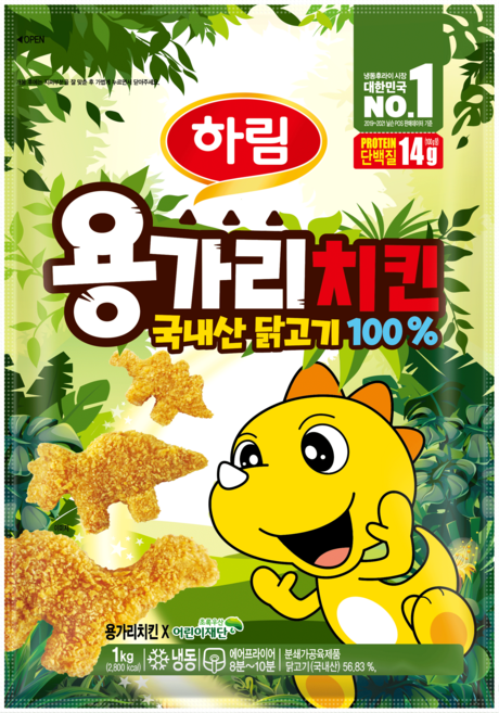 하림 용가리치킨, 1개, 1kg