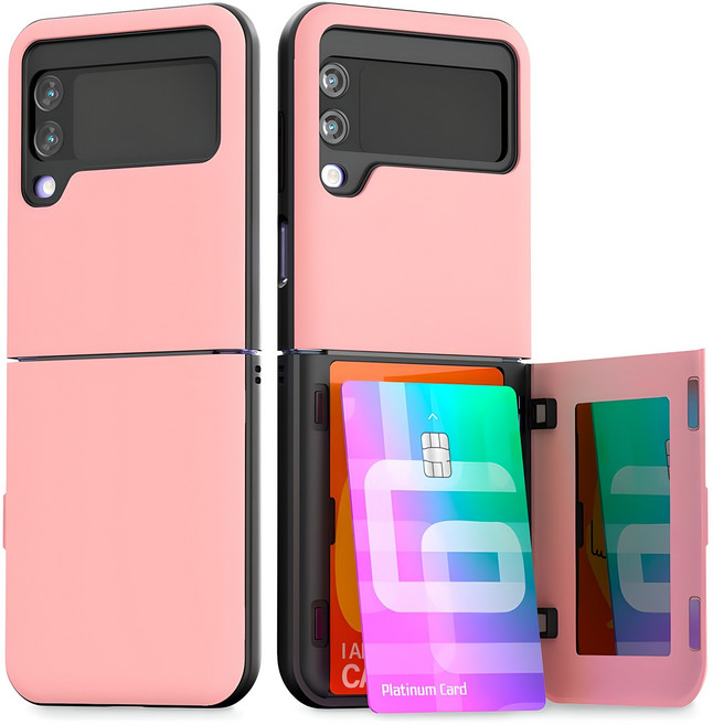 구스페리 파스텔 카드 미러 도어 범퍼 휴대폰 케이스