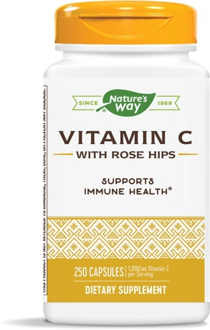 네이쳐스웨이 비타민 C-500 로즈힙 캡슐, 1개, 250정 - 쿠팡