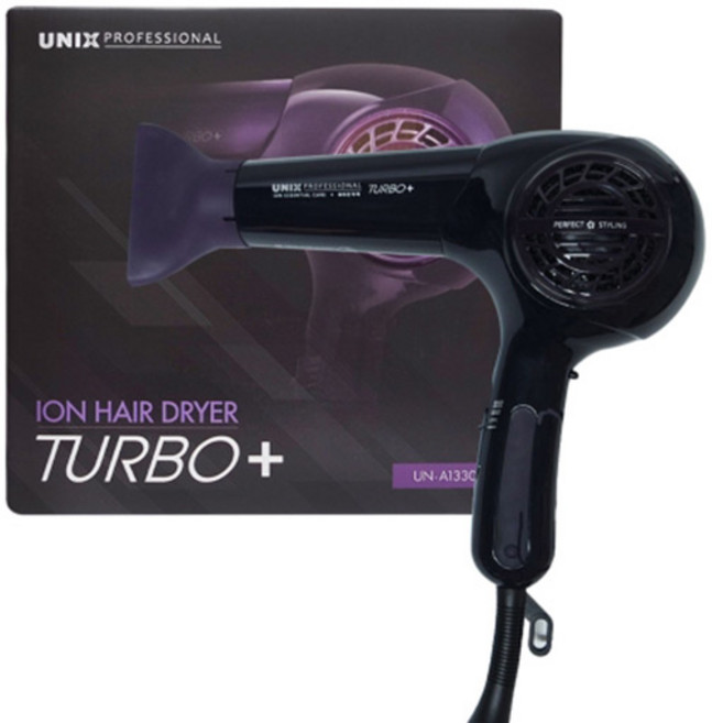 유닉스 전문가용 음이온 헤어 드라이어 1300W, UN-1330NA, 혼합색상