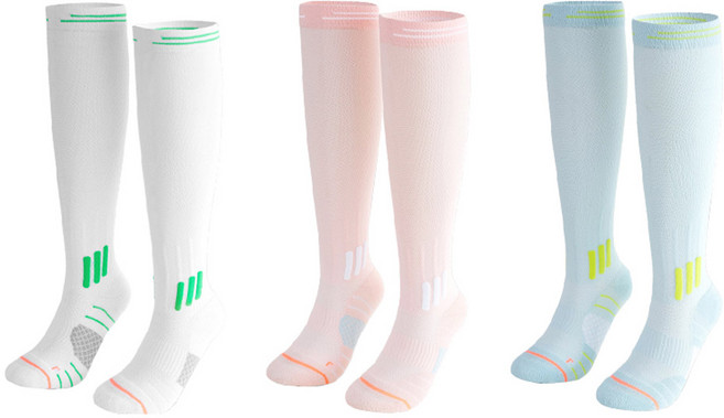 러브올 니삭스 압박스타킹 골프스타킹 여성 스포츠 양말 러닝 등산 헬스 배드민턴 풋살 3켤레