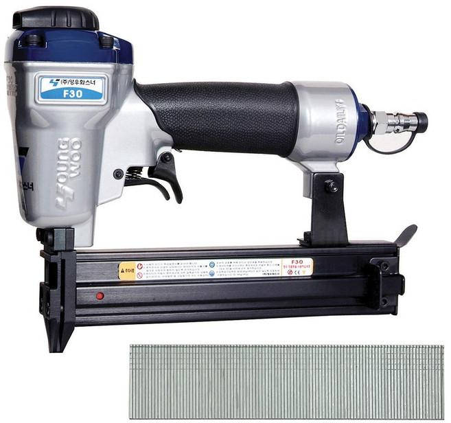 [극동] 영우화스너 F30 F30N 타카 타카총 에어타카 전동공구 스태플러 인테리어 가구 목재, 1개