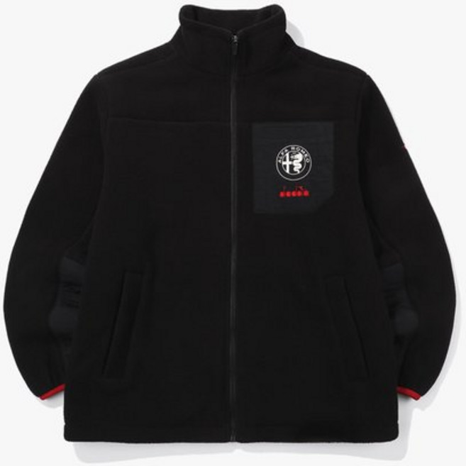 디아도라 알파로메오 후리스 기모 플리스 자켓 BLACK 2636292