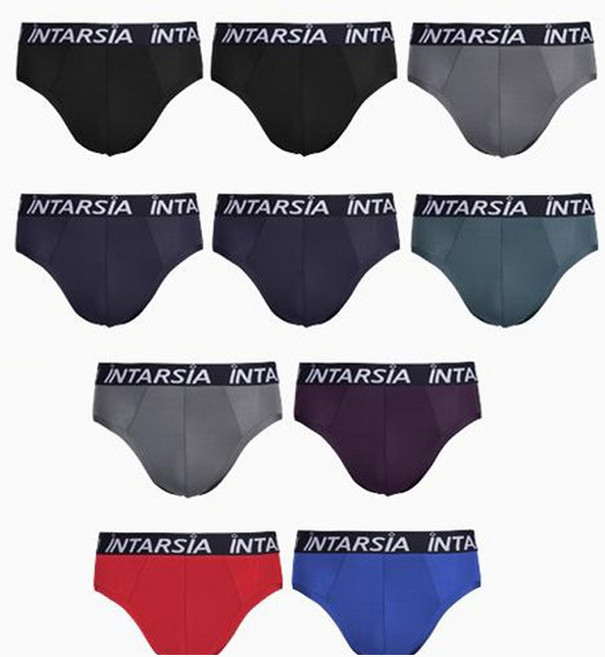 인따르시아 8009 남성삼각(브리프) 네이비에디션 10종세트