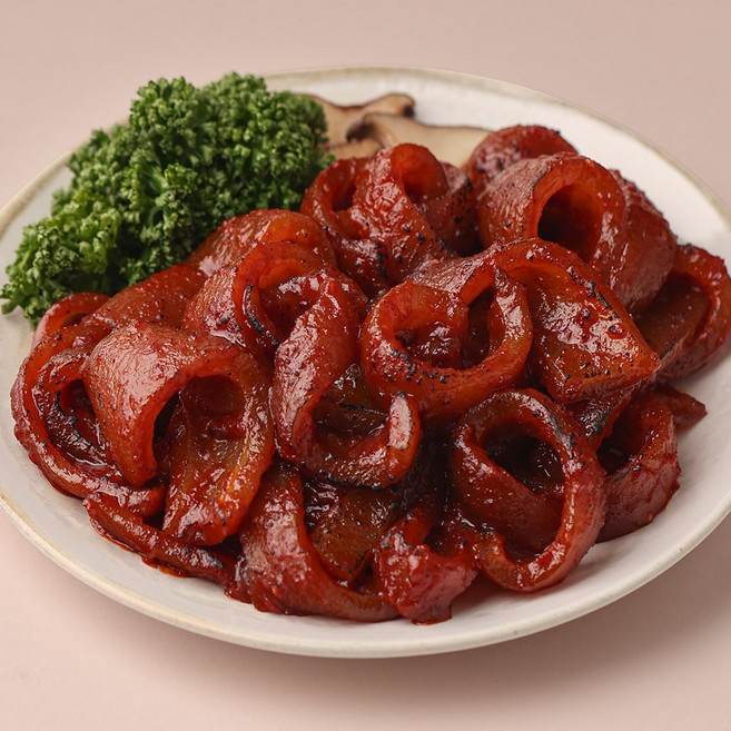 청춘불판 직화껍데기 350g 국내산 직화 불향 자체양념소스, 1개