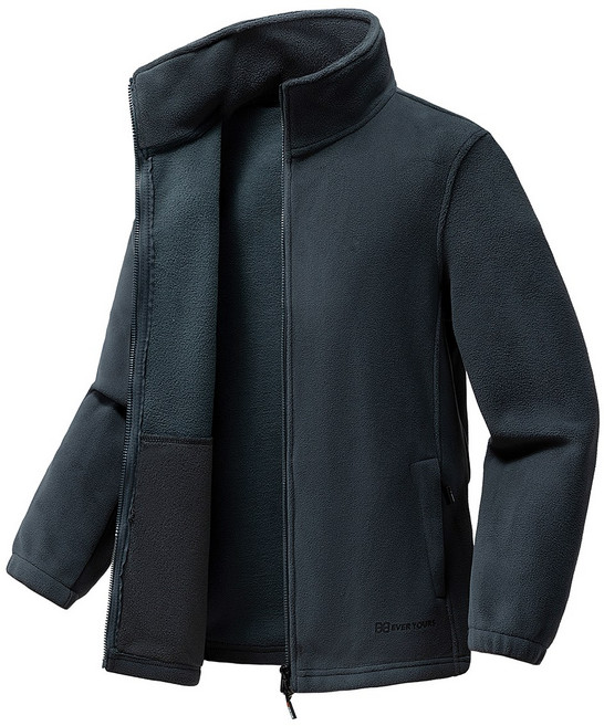 에버유어스 남성 후리스 집업 플리스 빅사이즈