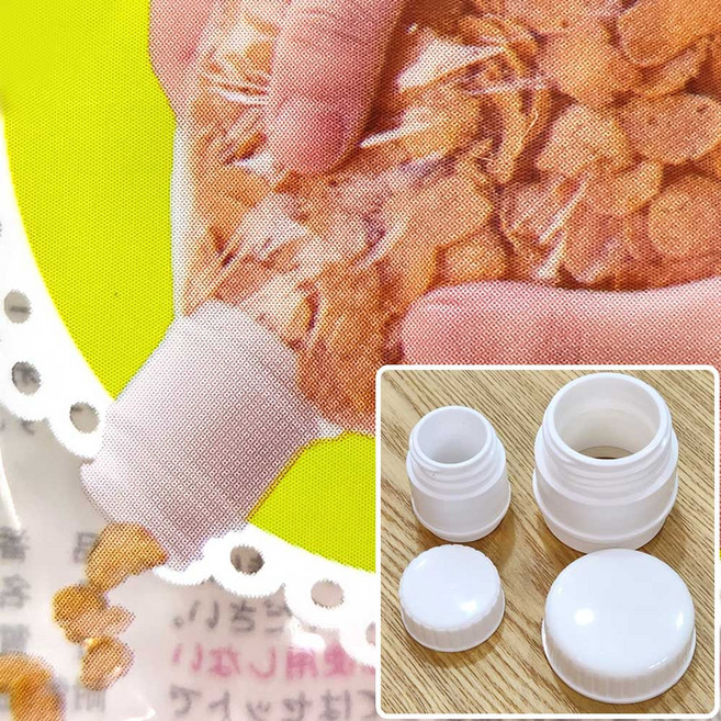 일본 봉지후드캡 소 / 대 / 폴리백 후드캡 비닐봉지뚜껑 폴리백마개 폴리백뚜껑 봉지마개 뚜껑마개, 일본후드캡 대n, 1개