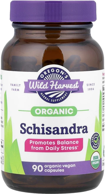 몸관리하세요 겨울입니다 Oregon's Wild Harvest 유기농오미자 유기농 베지 캡슐 90정(캡슐 1정당 475mg) 특별관리진행, OregonsWildHarvest유기농오미자유기농베지캡, 1개 - 쿠팡