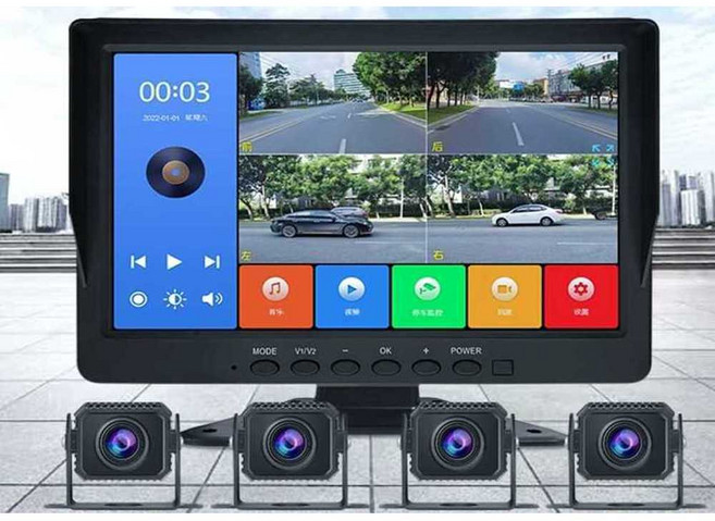 4채널 5채널 블랙박스 10인치 스마트 네비게이션 10인치, 10인치 울트라+사각지대, 1개