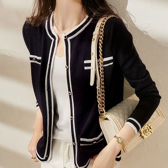 여성가디건 라운드 여성니트 정장핏가디건 GG129