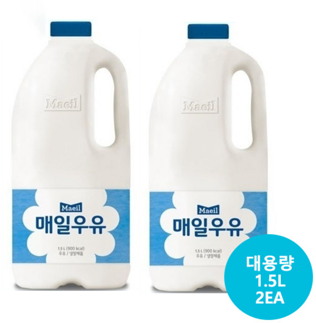 매일우유 오리지널 1.5리터/대용량 2개, 1.5L
