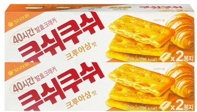 오리온 쿠쉬쿠쉬 크루아상, 65.6g, 2개