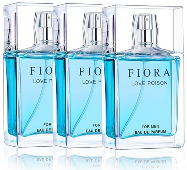 피오라 러브포이즌 포맨 페로몬 남자향수 오드퍼퓸, 50ml, 3개