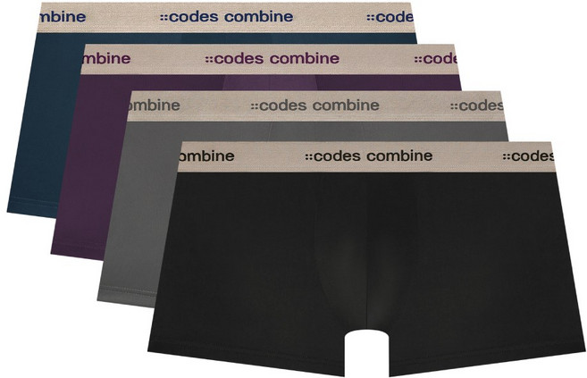 코데즈컴바인이너웨어 무드업 골드밴딩 드로즈 4PACK