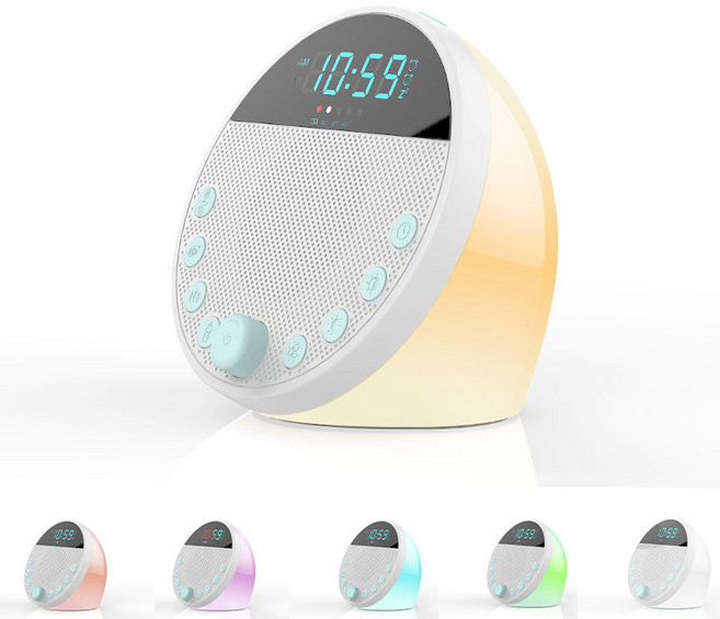 Newfusion 백색소음기 불면증 무드등, 180*180*80mm, 1개