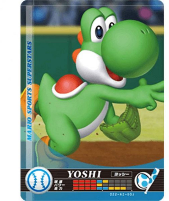 닌텐도 마리오 스포츠 슈퍼스타 아미보 카드 야구 요시 닌텐도 스위치 Wii U 3DS용