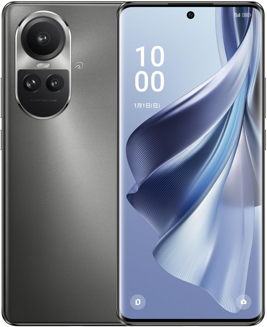 OPPO Reno10 Pro 5G CPH2541 docomoauSoftBankRakuten Mobile 5G SIM 실버 그레이 회선 대응