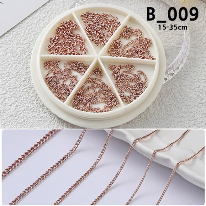 치프몰 스톤 네일 파츠 세트 81종, 1개, B_009