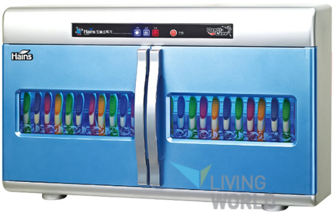 리빙월드 하인스 칫솔살균기 36인용 DT936 (벽걸이형), 블루