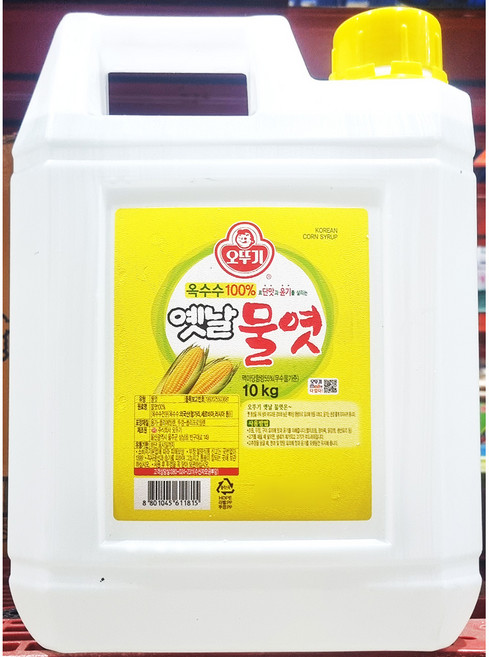 옛날 흰물엿(오뚜기 10kg) 말통 하얀 물엿, 1개, 10kg