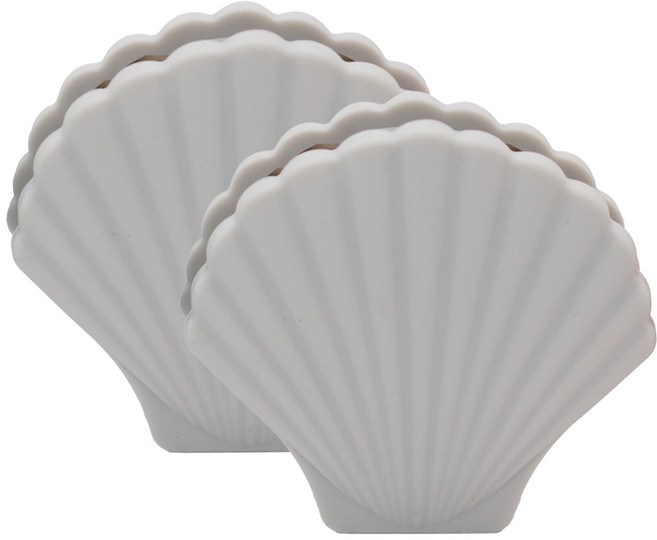 NHB 조개 실리콘 냄비 손잡이 2P세트 냄비집게 오븐 실리콘 주방용, 02.NHB 조개 냄비손잡이 - 연그레이, 1개