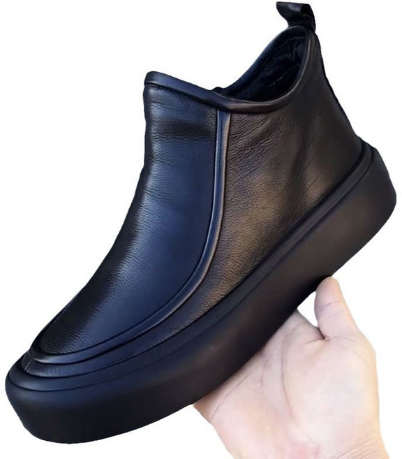 차쿠 남성 가죽 부츠 비즈니스 구두 빈티지 캐주얼 구두 신발