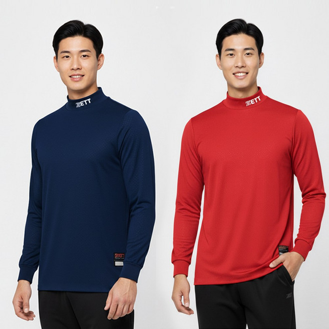 제트 긴팔 폴라언더셔츠 땀복 긴팔티셔츠 야구복 야구의류