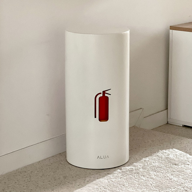 알루아 소화기 3.3kg 가정용소화기 k급 커버 거치대 받침대, 0-01/화이트, 1개