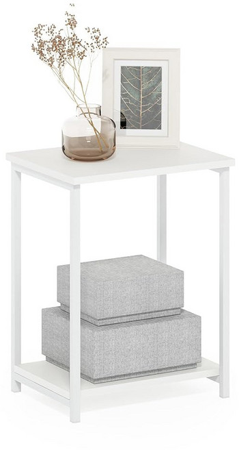 퓨리노 심플리스틱 테이블 2종 세트 에스프레소/블랙, White/White, 1 1-Pack, Metal Frame