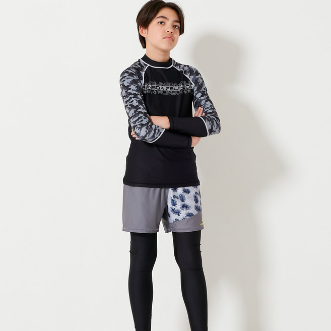 [엘인보아] 주니어 래쉬가드 샤크레오파드 반바지상하