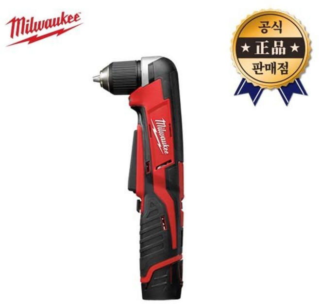 밀워키-MILWAUKEE 충전코너드릴12V C12RAD-202B, 밀워키 충전앵글드릴 C12 RAD-202B #2.0Ah, 1개